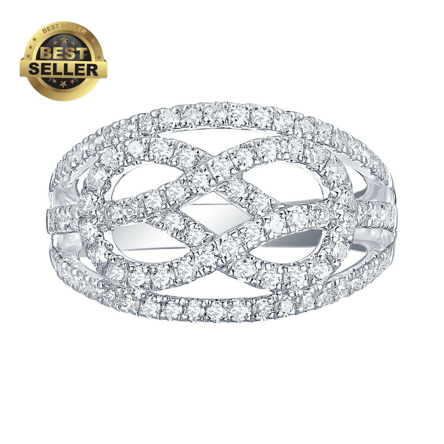 "Law of Attraction" Diamond Ring
