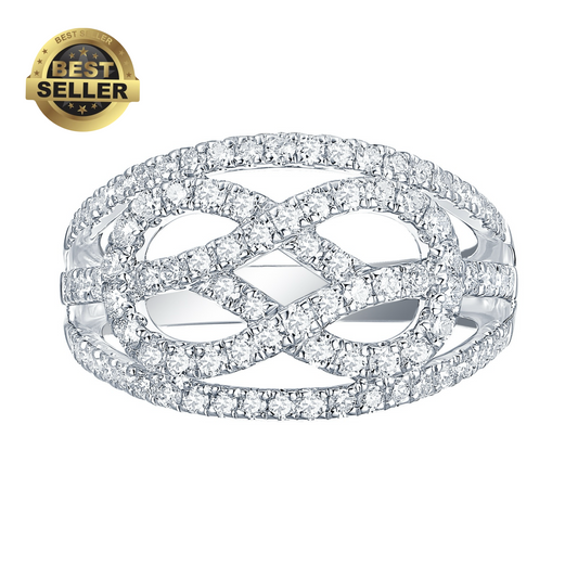 "Law of Attraction" Diamond Ring