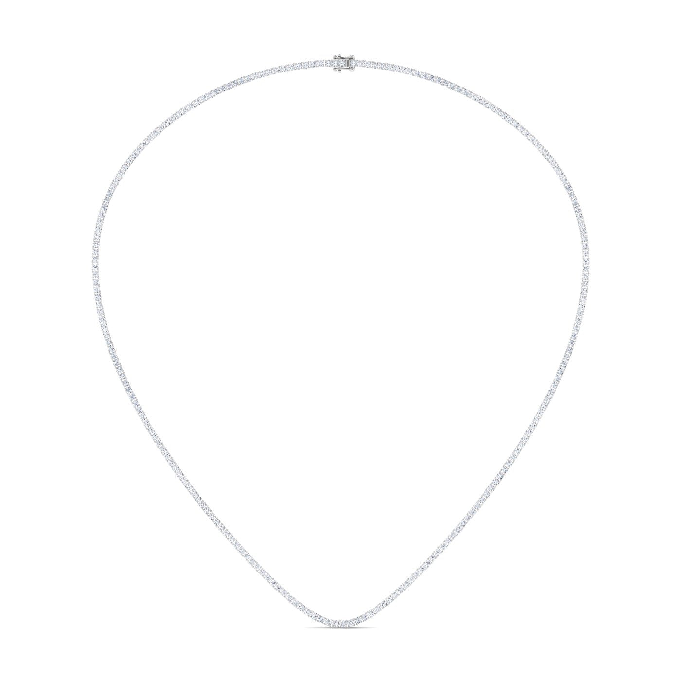 NEW! 3.00 ctw Lab Grown Diamond Tennis Necklace