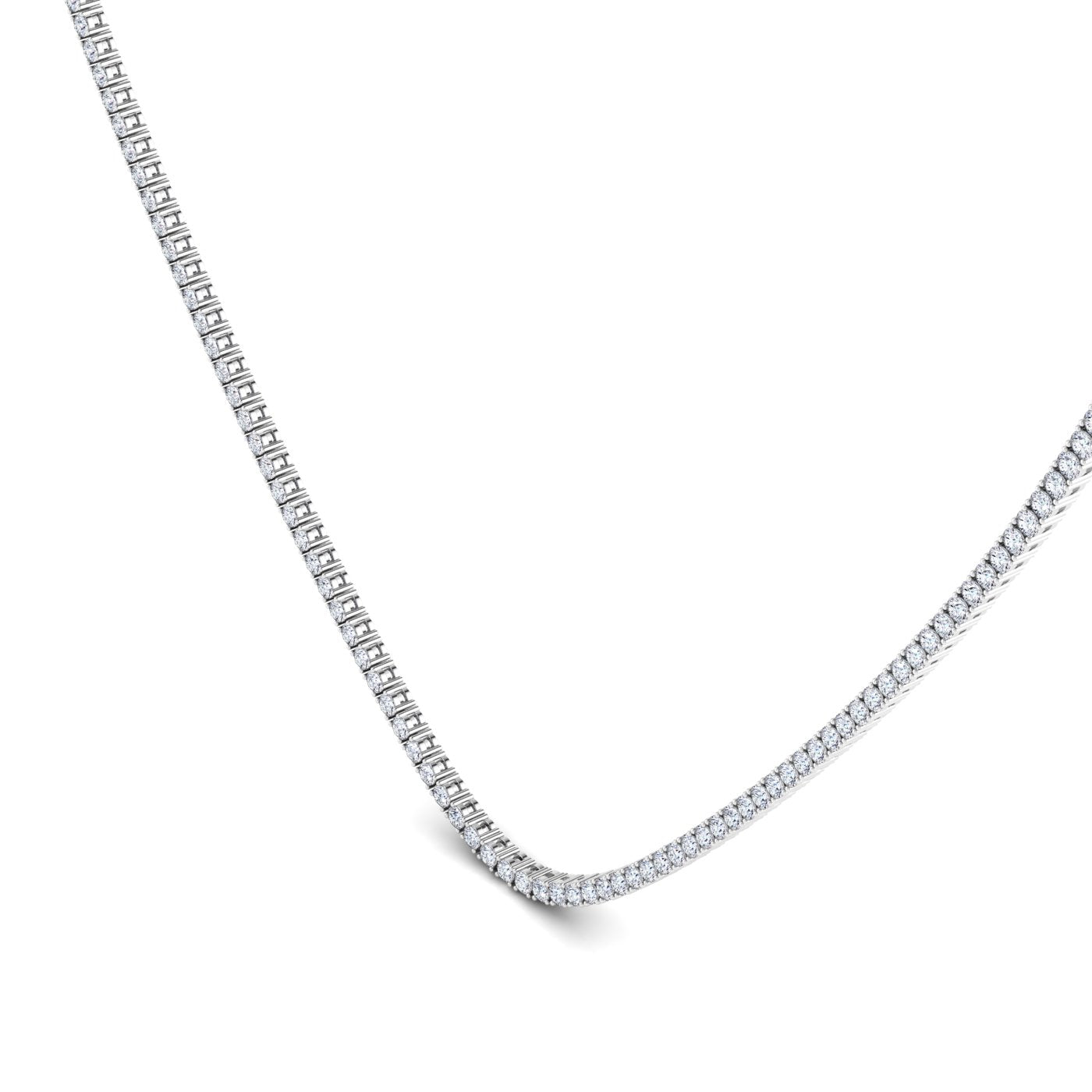 NEW! 3.00 ctw Lab Grown Diamond Tennis Necklace
