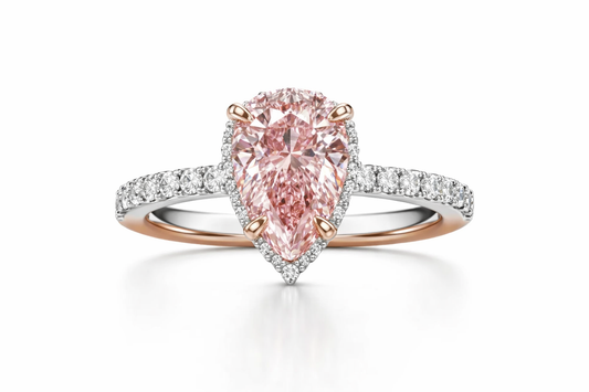 "The Muse" 2.25 ctw Fancy Lab Pink Diamond Ring