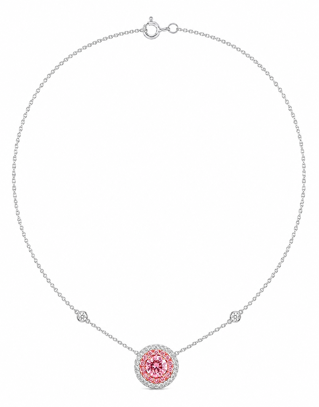 NEW: "The Chanteuse" Pink Diamond 2.40 ctw Pendant 14K
