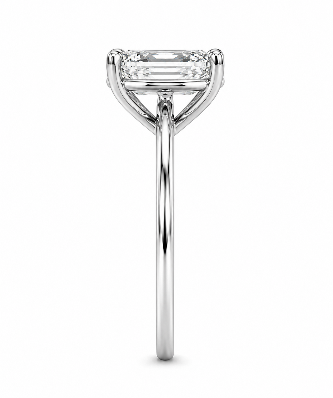 NEW: Engagement Ring 3.00 ctw Asscher Cut 14K gold