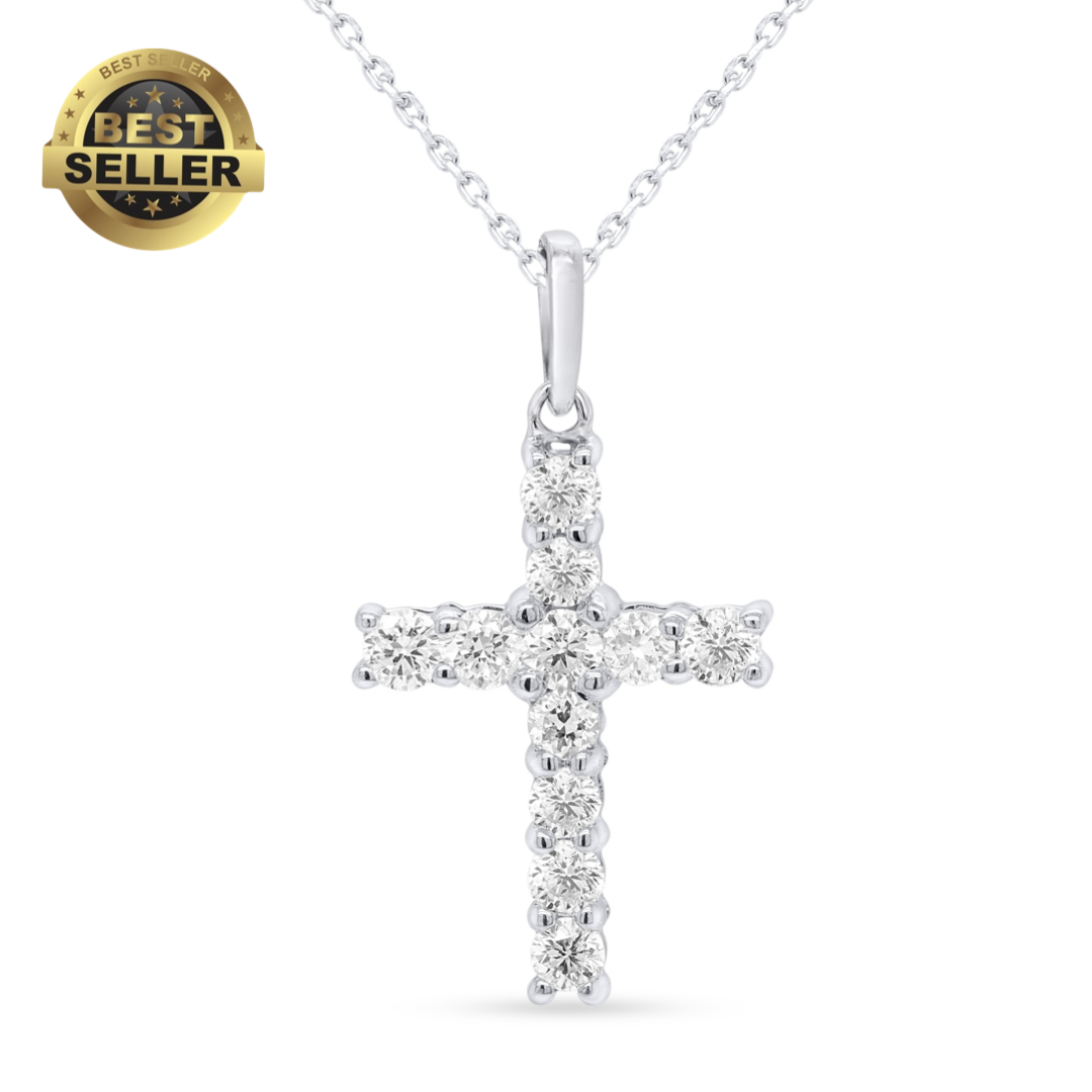 "The Bella Cruz" Diamond Cross Pendant