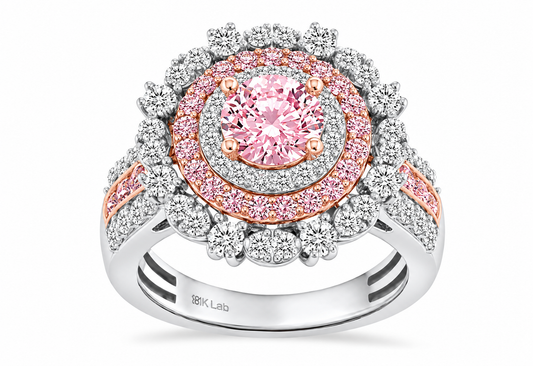 NEW: "The Siren" 6.00 ctw Pink Diamond 14K Ring