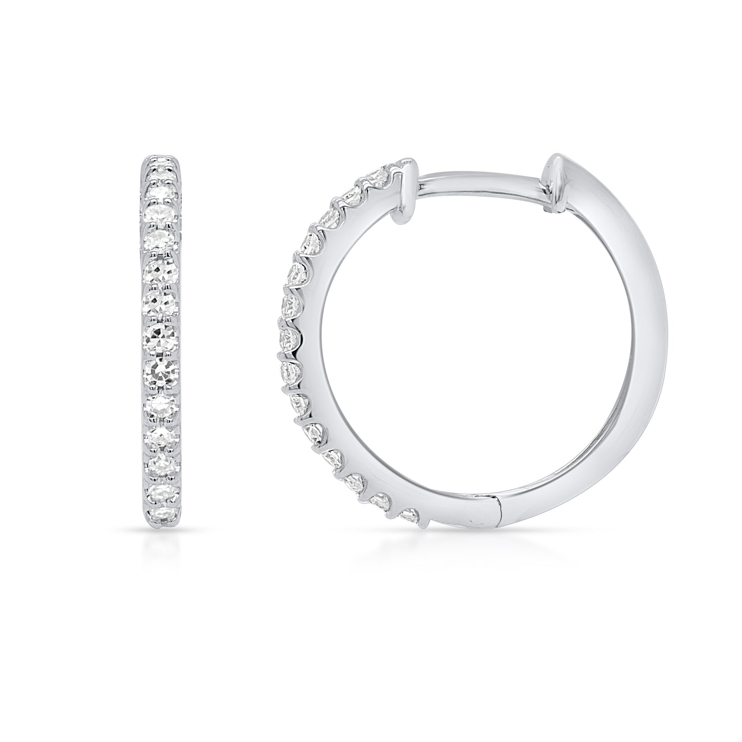Diamond Hoop Earrings 0.25Ct