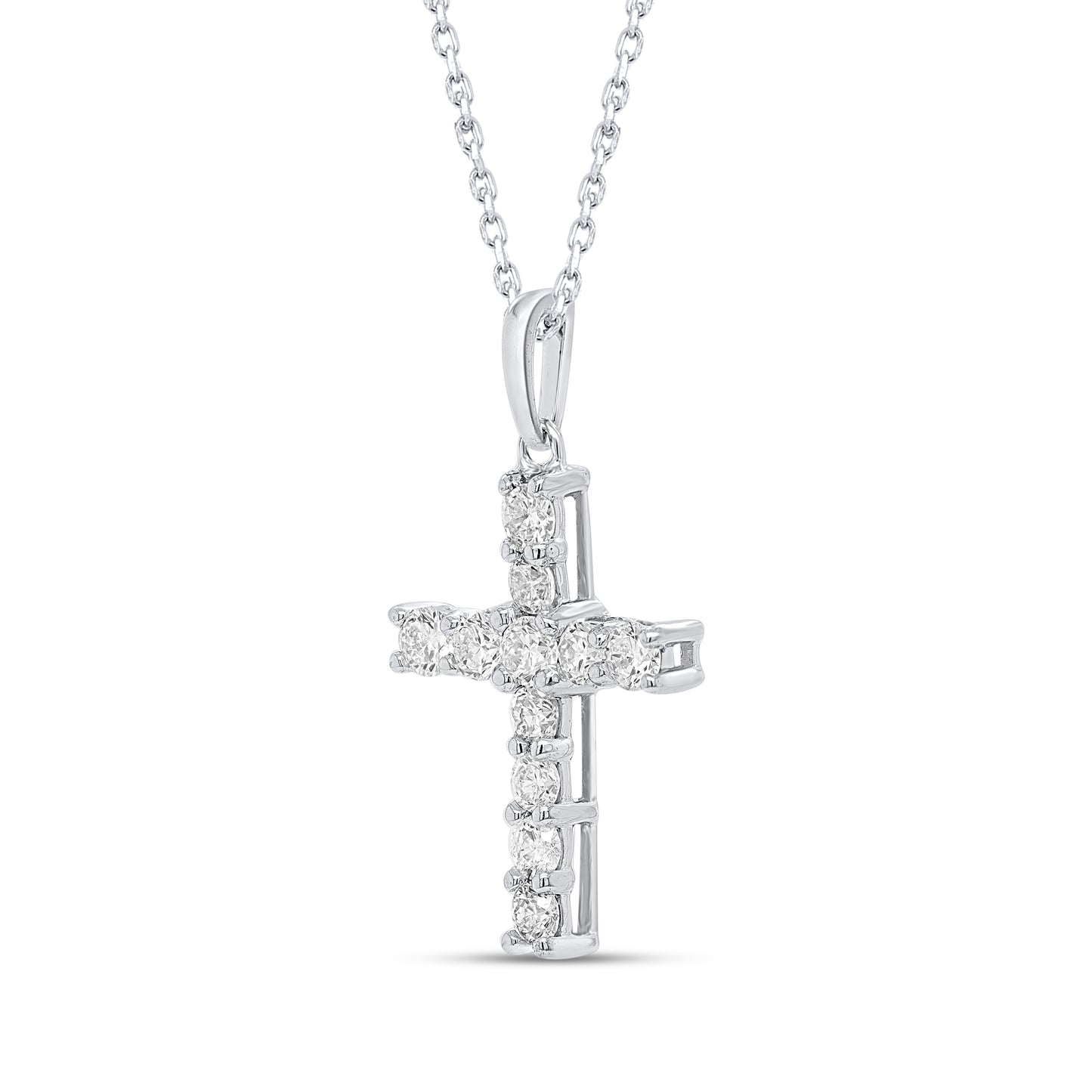 "The Bella Cruz" Diamond Cross Pendant