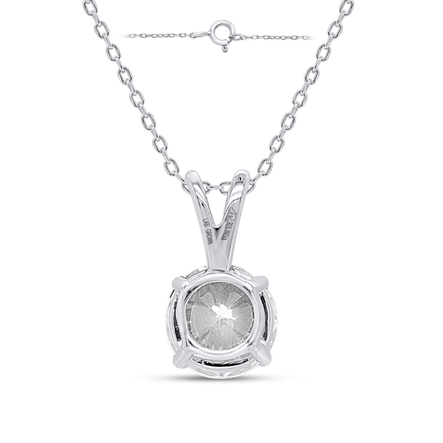 Diamond Solitaire Pendant 1.00Ct