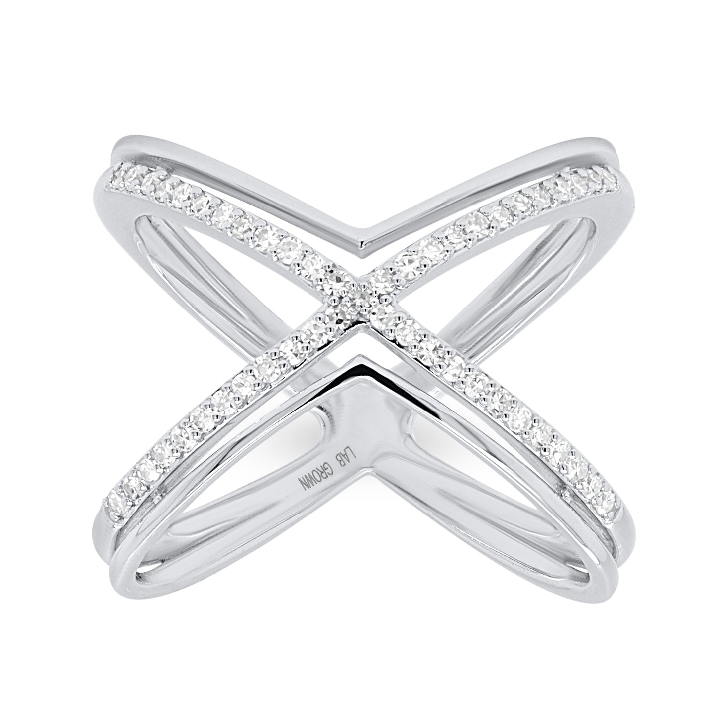 Diamond X Ring