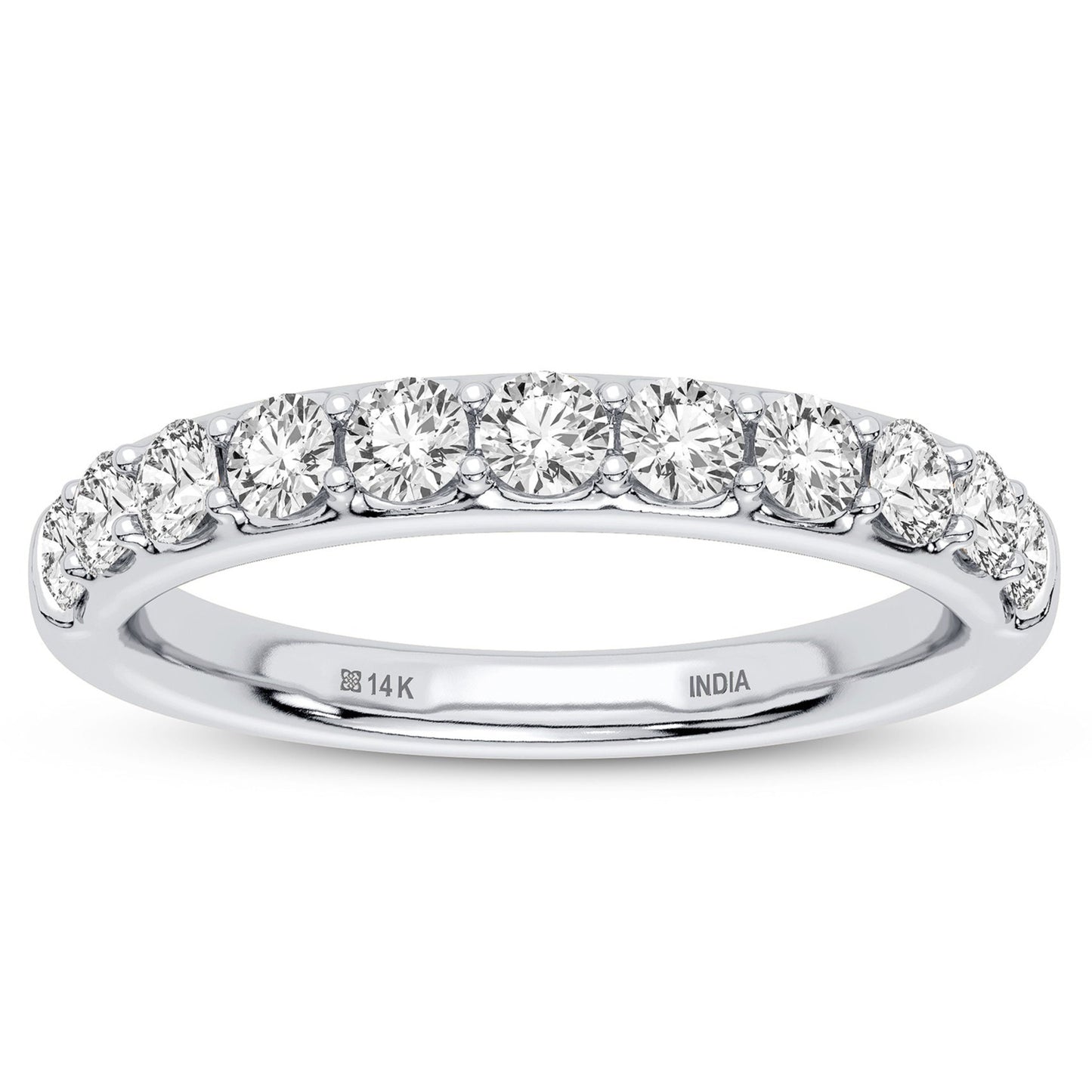 Diamond Half Eternity Band 0.50ct