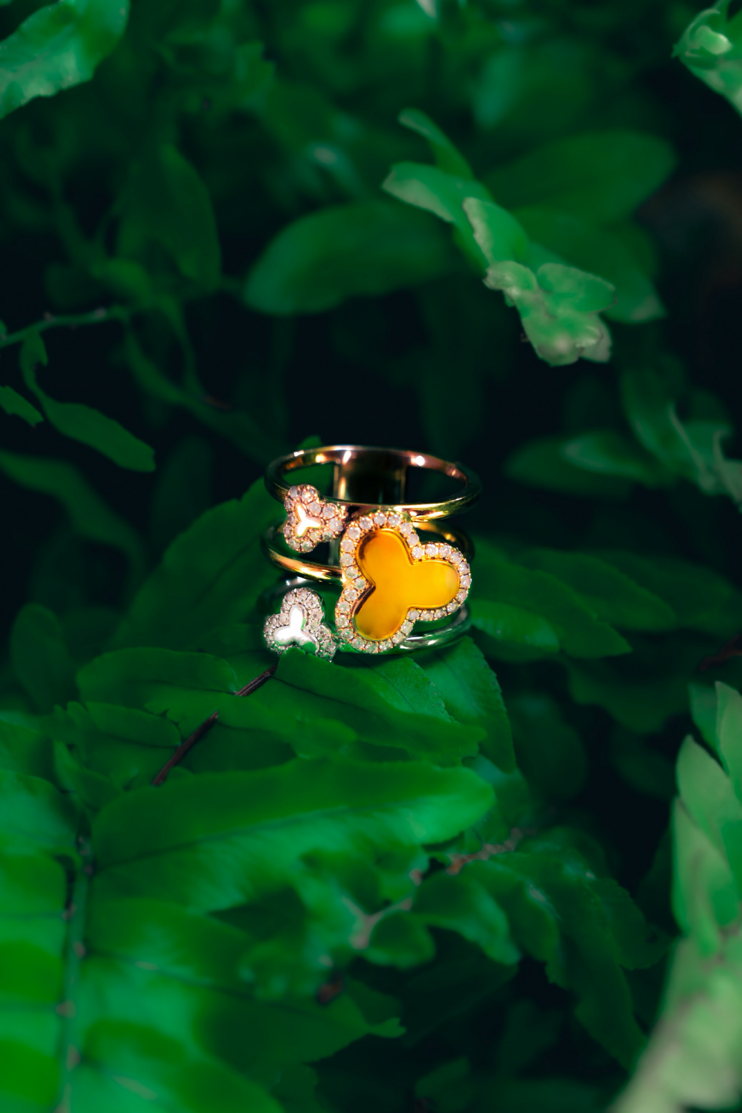 "Love" Lab Grown Diamond Ring