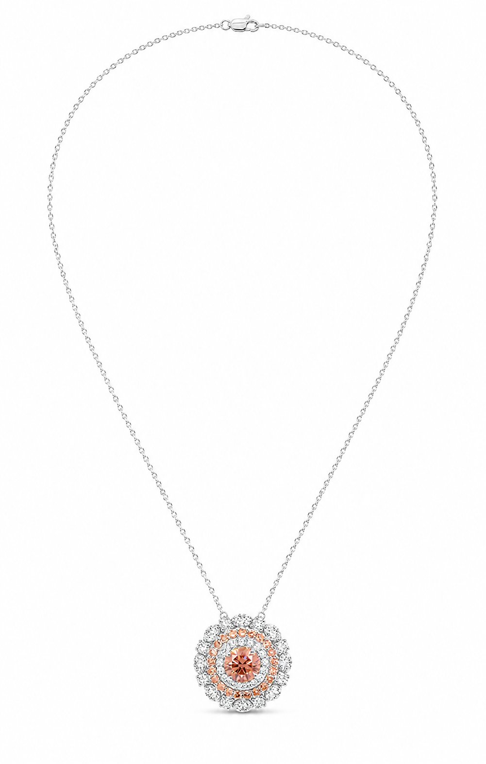 NEW: The Siren 3.80 ctw Pink Diamond Pendant 14K