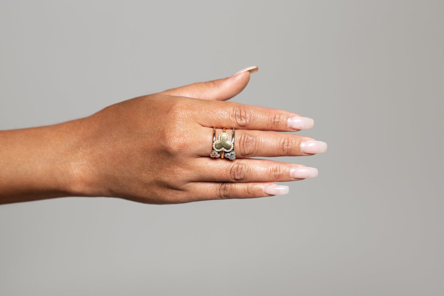 "Love" Lab Grown Diamond Ring