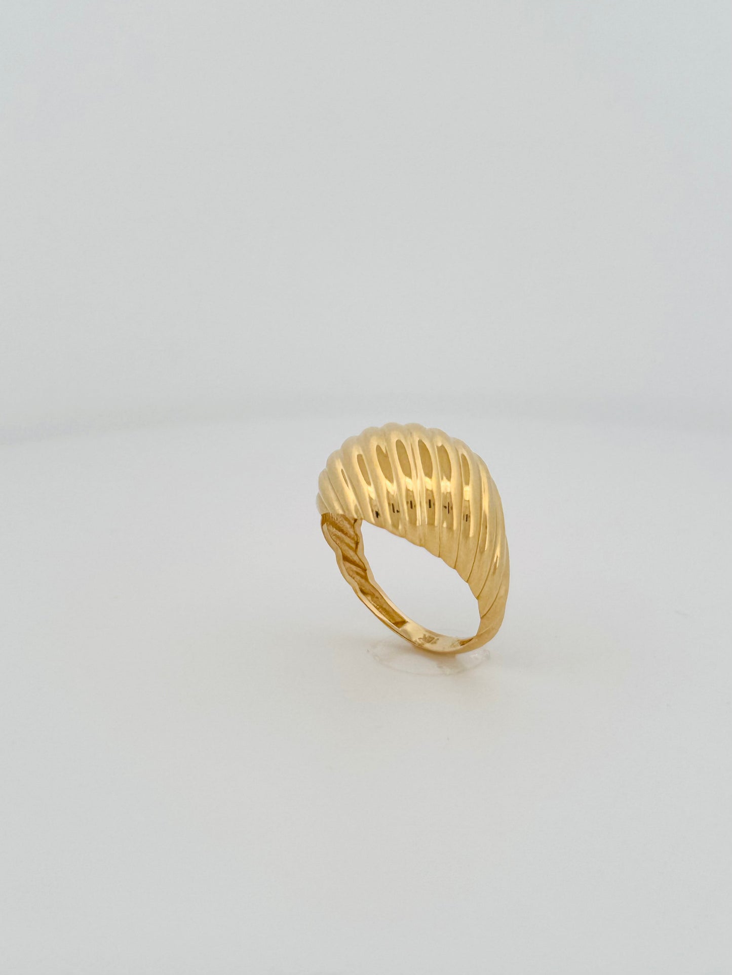 Golden Goddess - 18K Yellow Gold Dome Ring