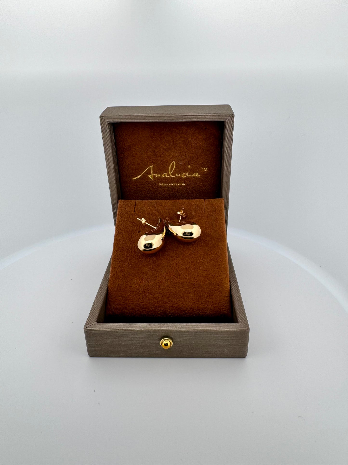Golden Goddess - 18K Yellow Gold Dome earrings