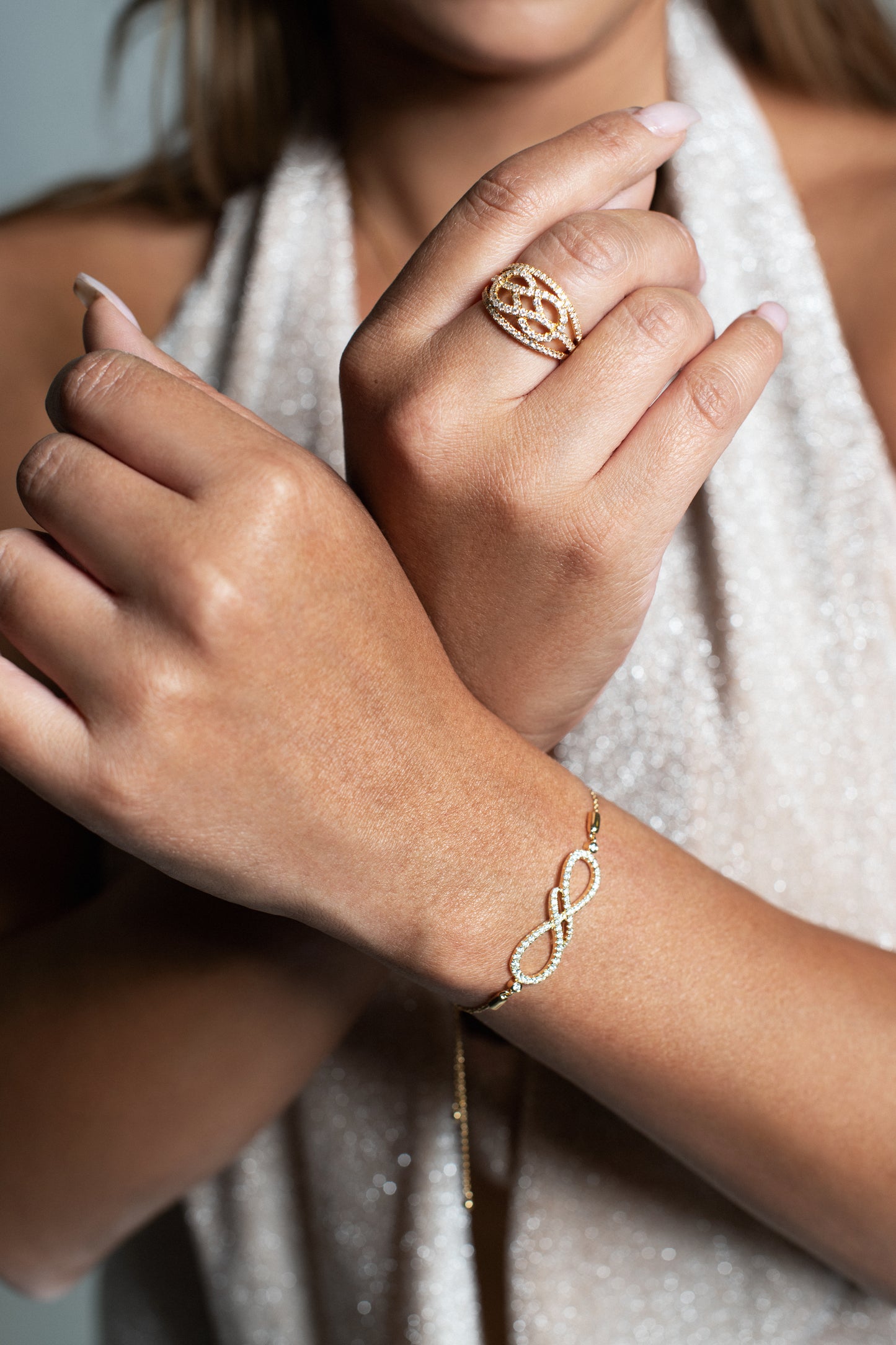 "Law of Attraction" Diamond Bracelet