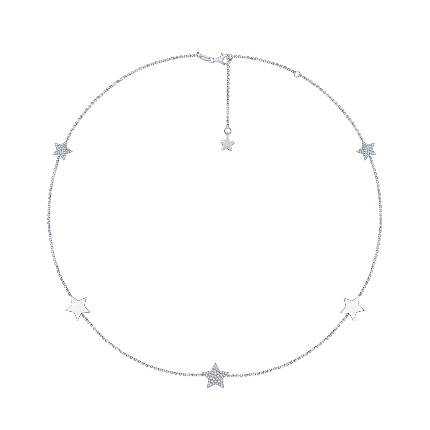 Lucky Stars Lab Grown Diamond Necklace