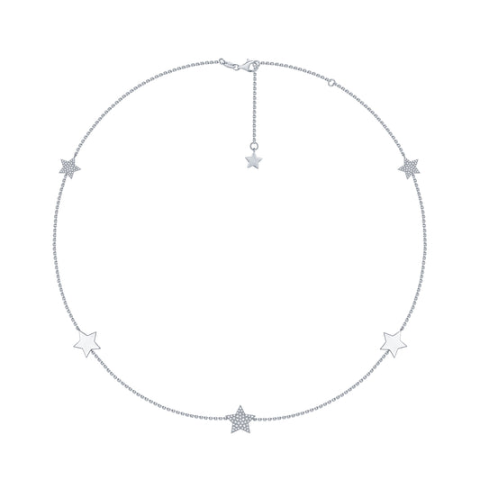 Lucky Stars Lab Grown Diamond Necklace