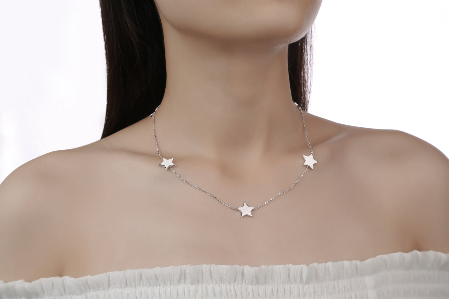 Lucky Stars  Station Necklace