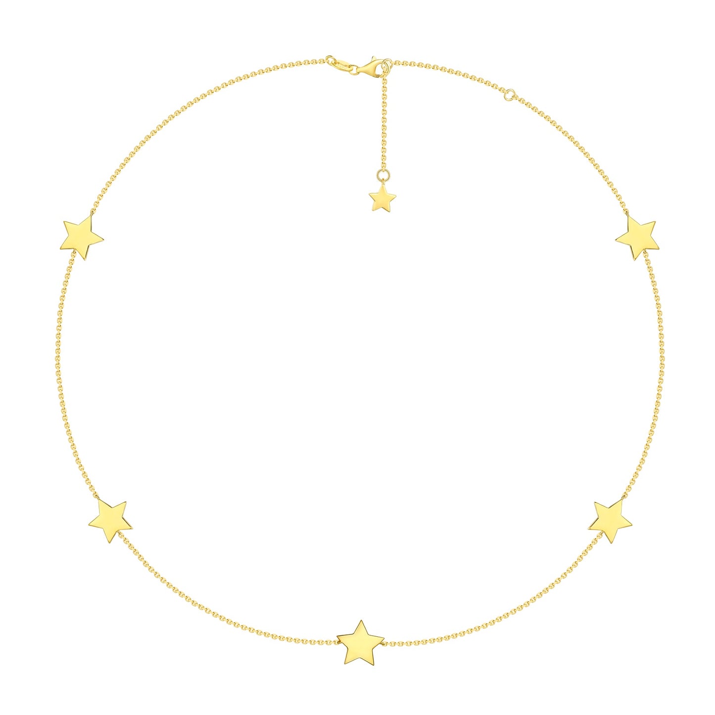 Lucky Stars  Station Necklace