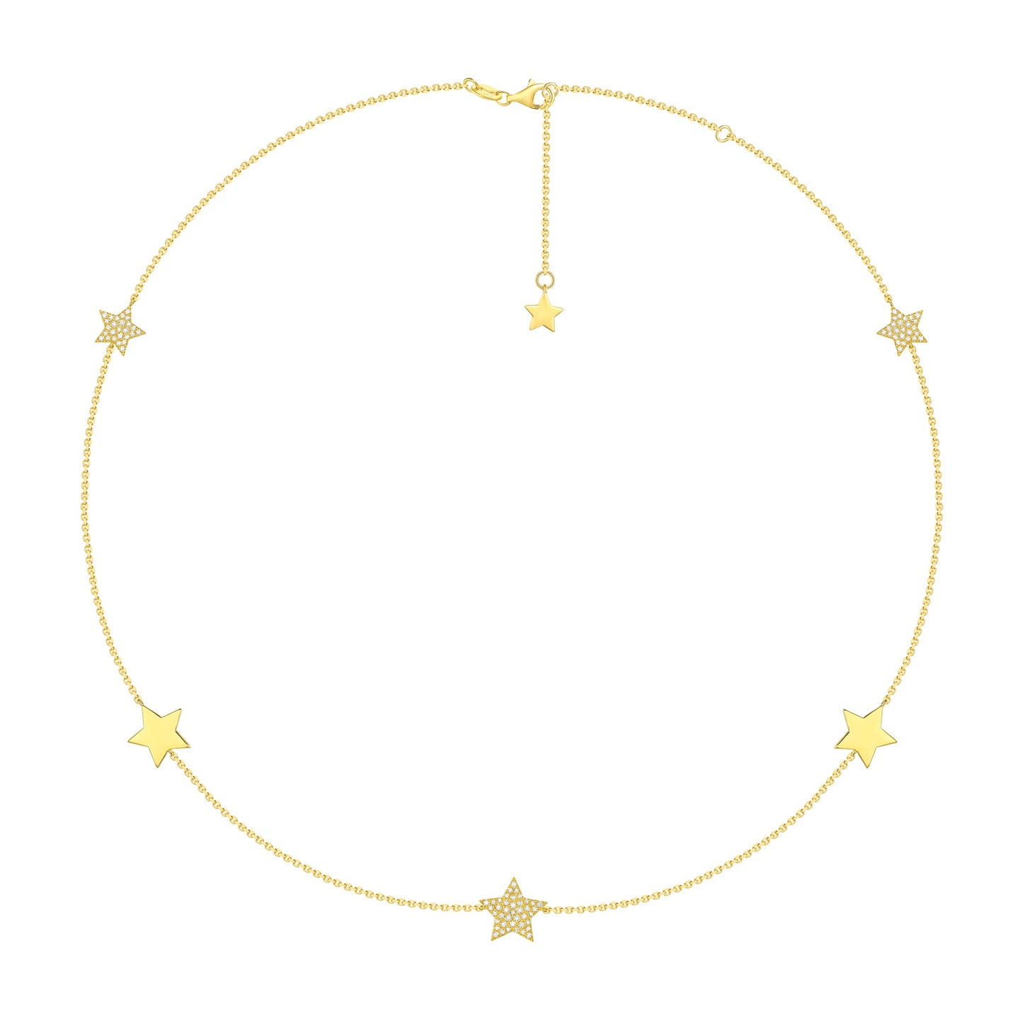 Lucky Stars Lab Grown Diamond Necklace