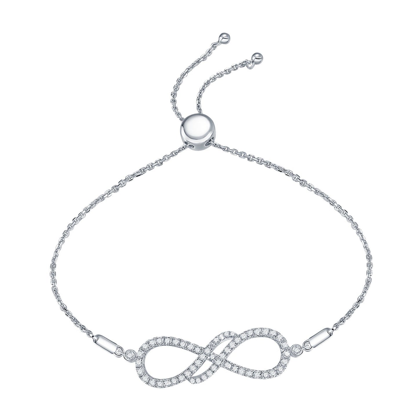 Limitless Collection Lab Grown Diamond Bracelet Bracelet Analucia Beltran Diamonds Rhodium plated