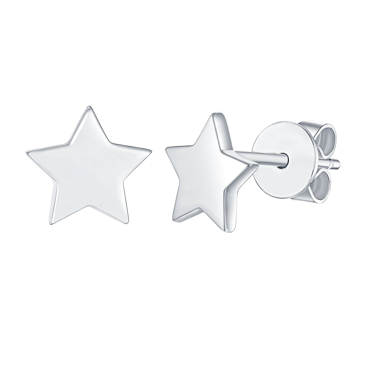 Lucky Stars Collection stud earring Earrings Analucia Beltran Diamonds Rhodium plated