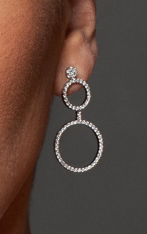 Spirit Collection Lab Grown Diamond Hoop Earrings Earrings Analucia Beltran Diamonds