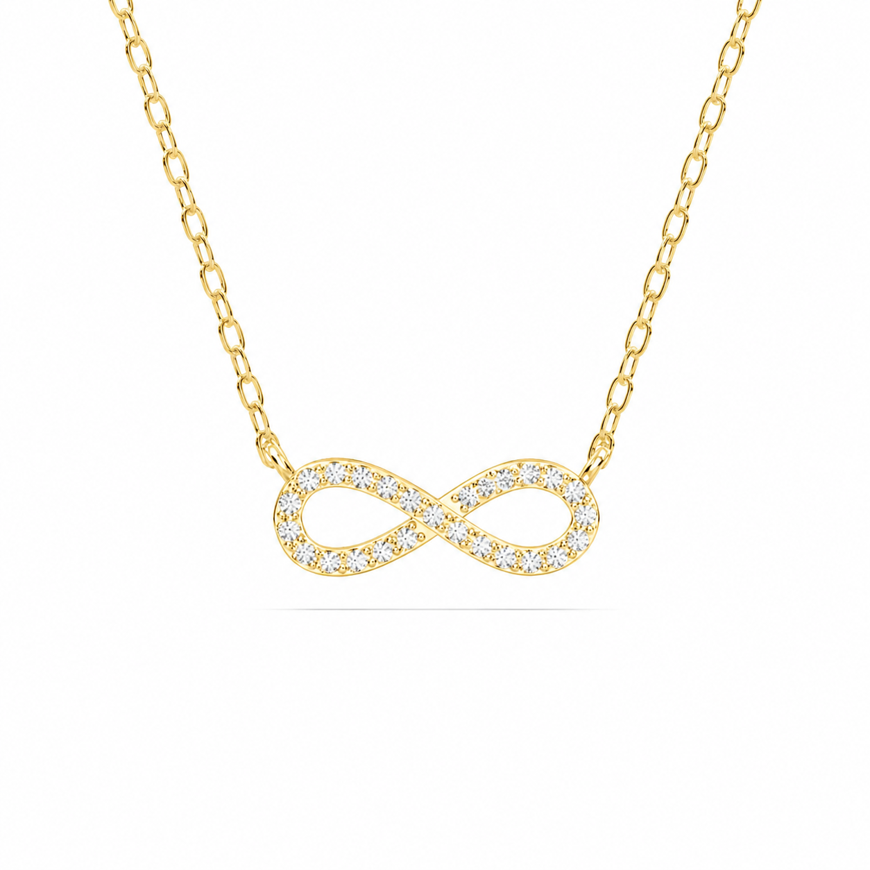 NEW: Infinity Necklace 0.23 ctw