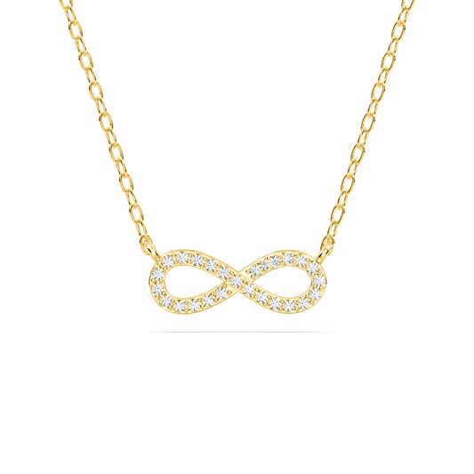 NEW: Infinity Necklace 0.23 ctw