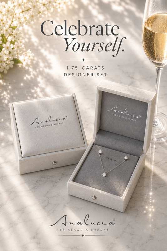 Designer Set: 1.75 Carats Bundle Studs + Pendant