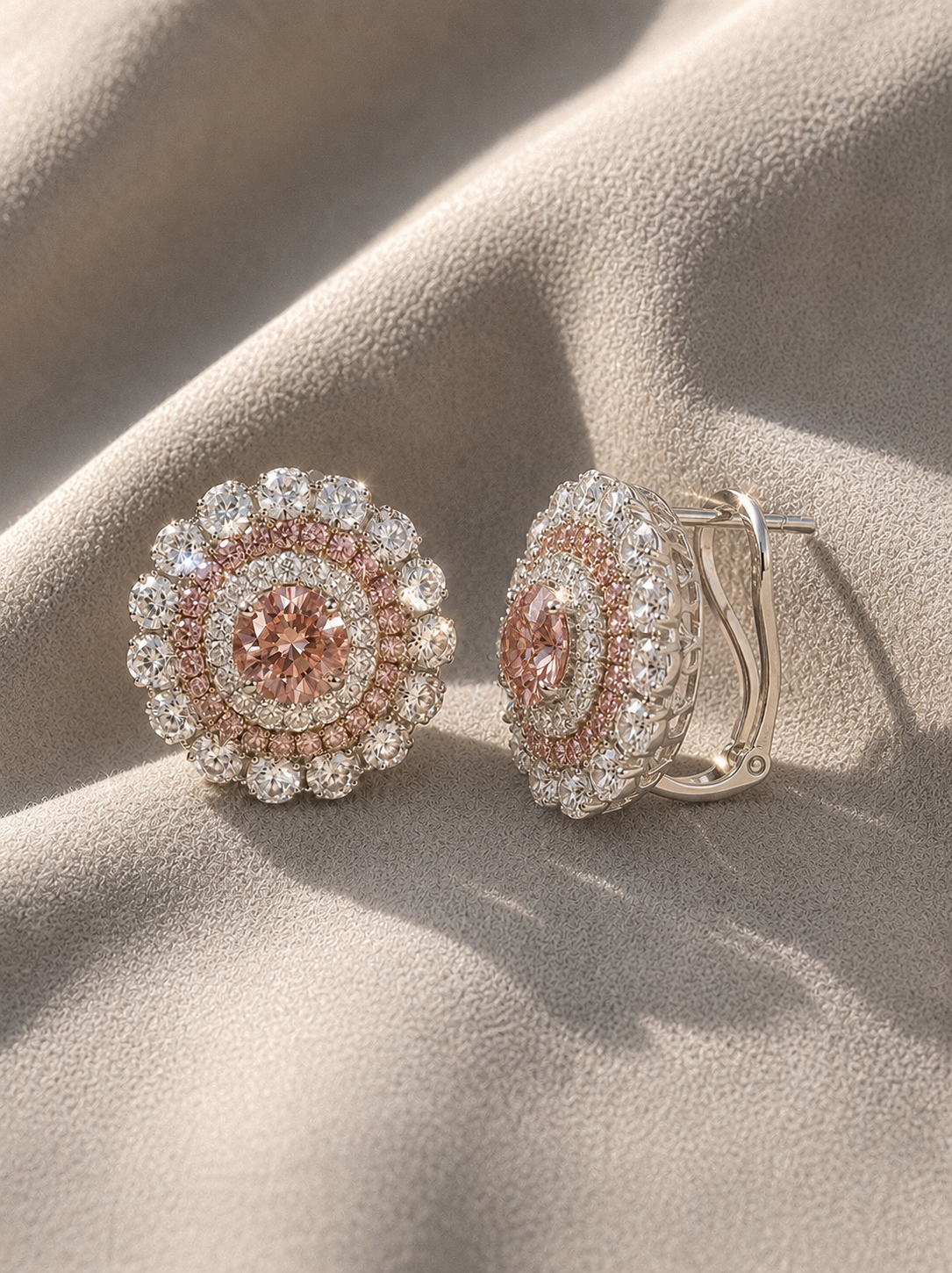 NEW: The Siren 5.52 ctw Pink DiamondsEarrings 14K