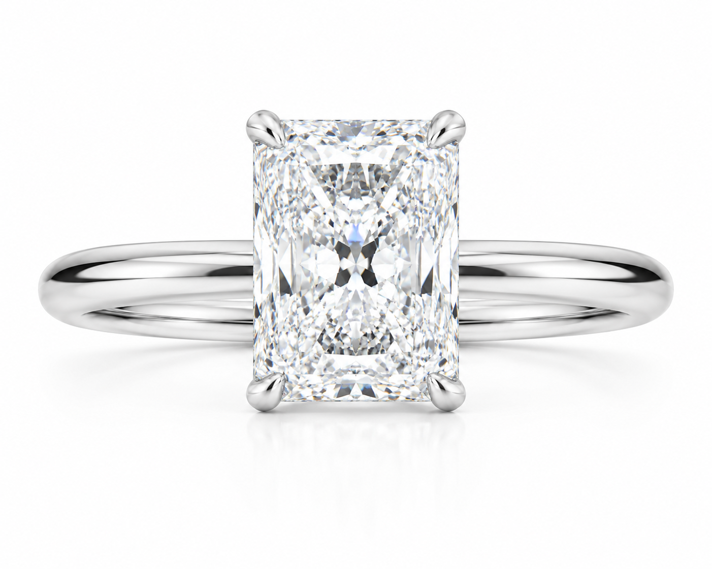 NEW: 2.00 ctw Radiant Cut Solitaire Ring 14K gold