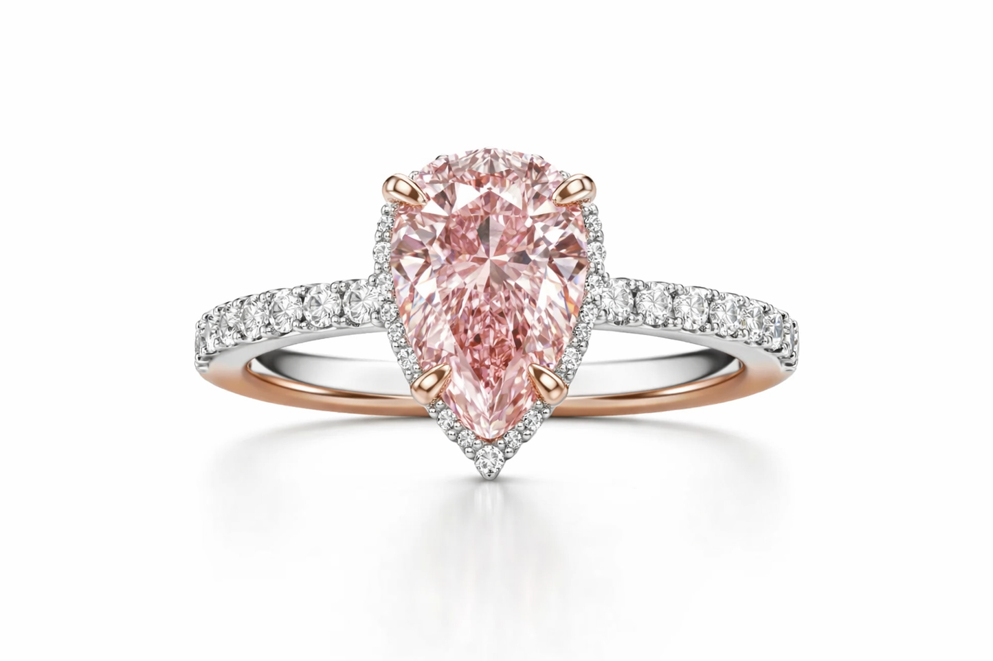 "The Muse" 2.25 ctw Fancy Lab Pink Diamond Ring