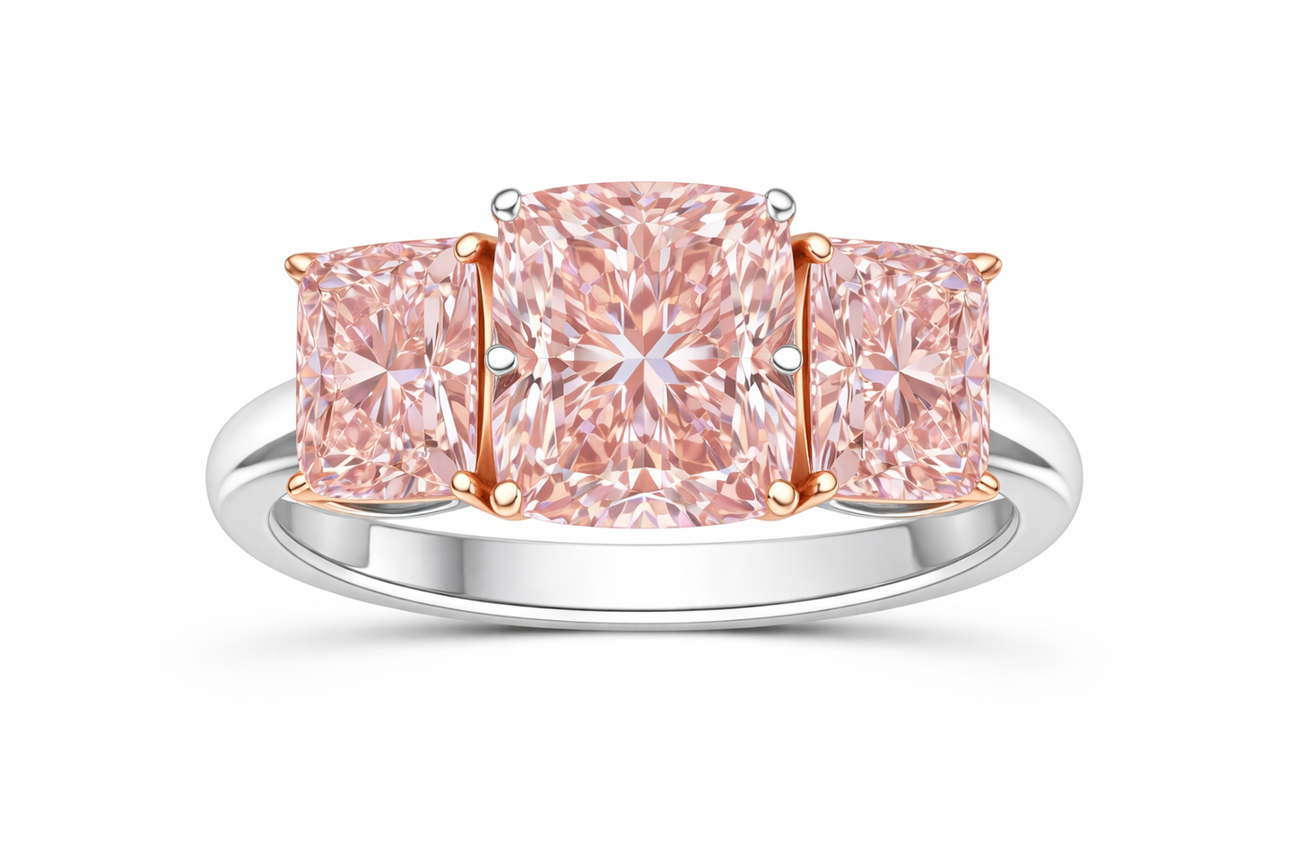 "The Empress" 9.20 ctw Lab Pink Diamond Ring
