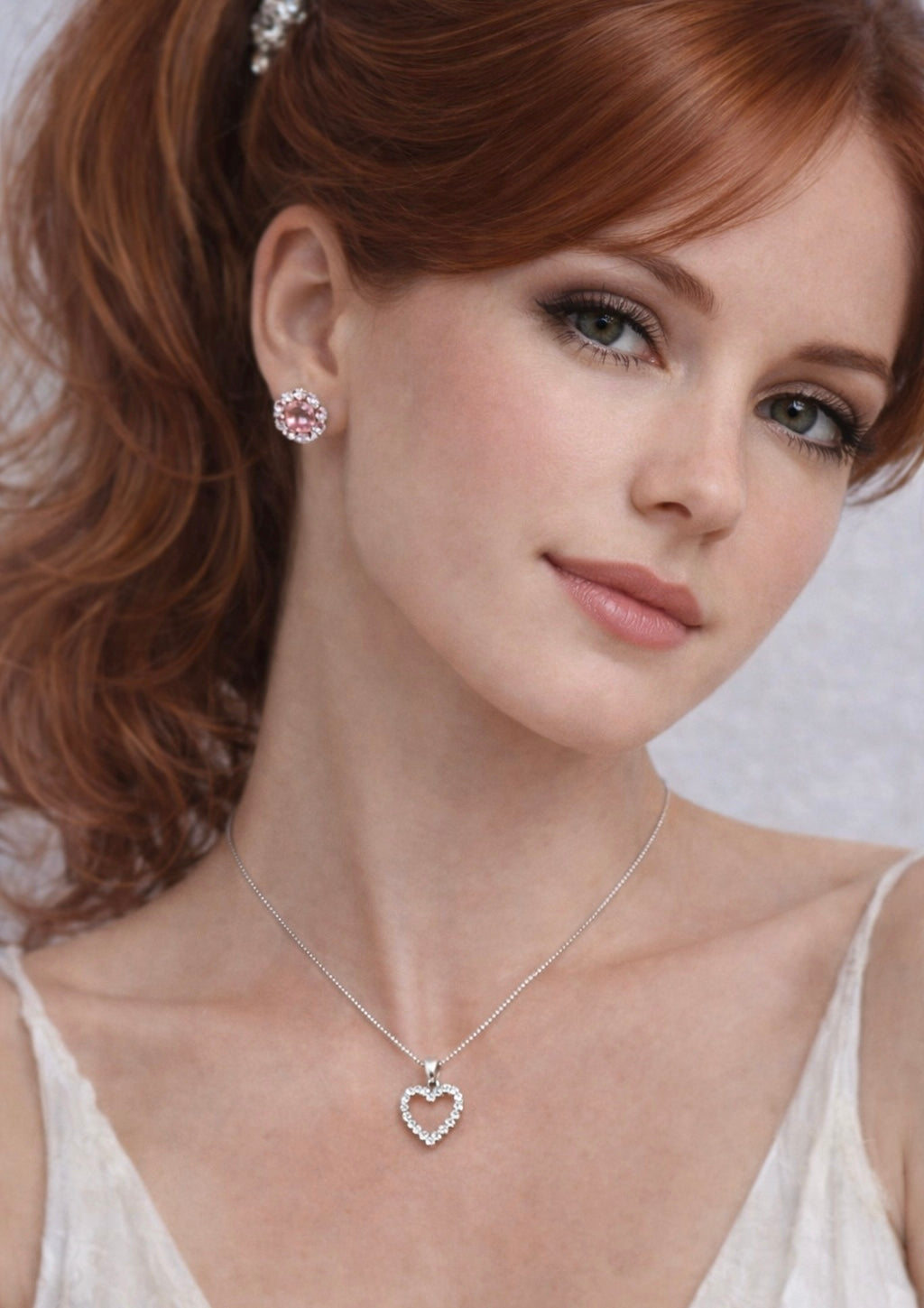 Lab grown Diamond Heart Pendant 0.50 ctw