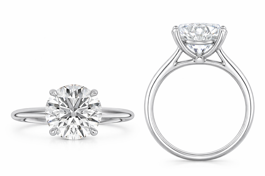 NEW: 14Kt Engagement Ring Solitaire Ring 2.00 ctw