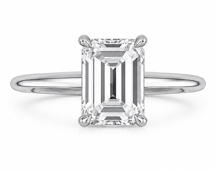 NEW: Engagement Ring Emerald Cut 2.00 ctw