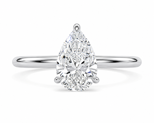 NEW: Engagement Ring 3.00 ctw Pear Shape 14K gold