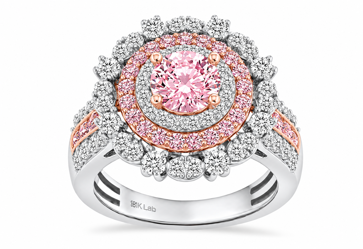 NEW: "The Siren" 6.00 ctw Pink Diamond 14K Ring
