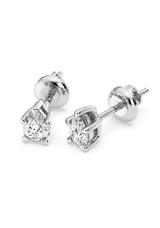 Pear Shape Diamond Earrings