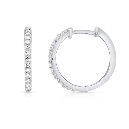 Diamond Hoop Earrings 0.25Ct