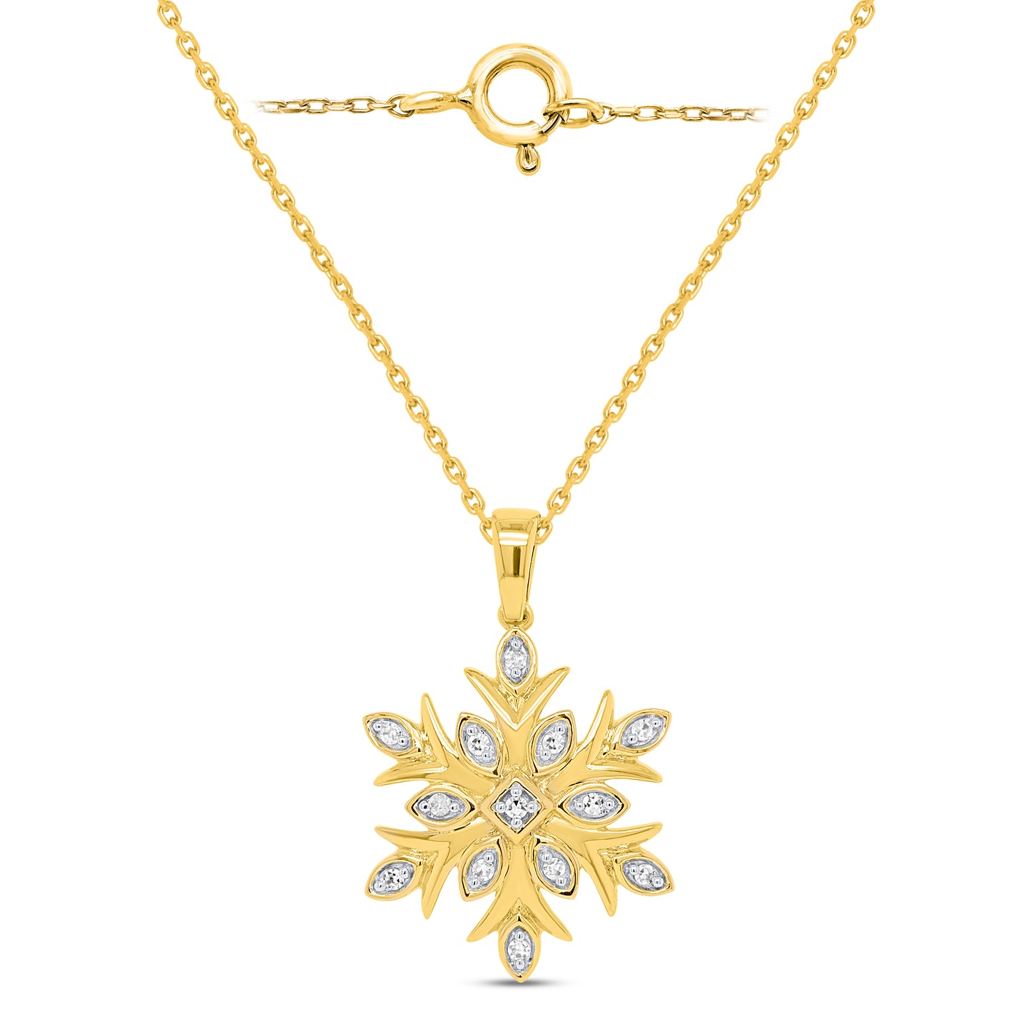 NEW: Snow Queen diamond pendant