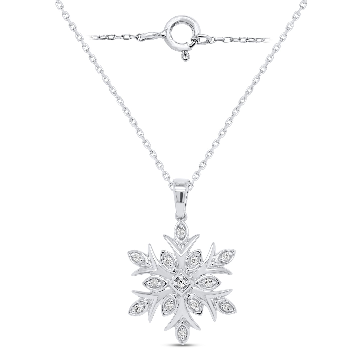 NEW: Snow Queen diamond pendant