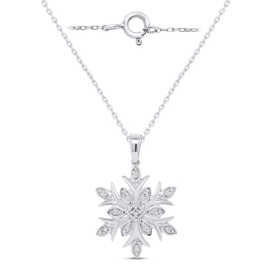 NEW: Snow Queen diamond pendant