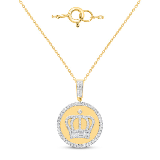 Royal News Network 200K Diamond Pendant