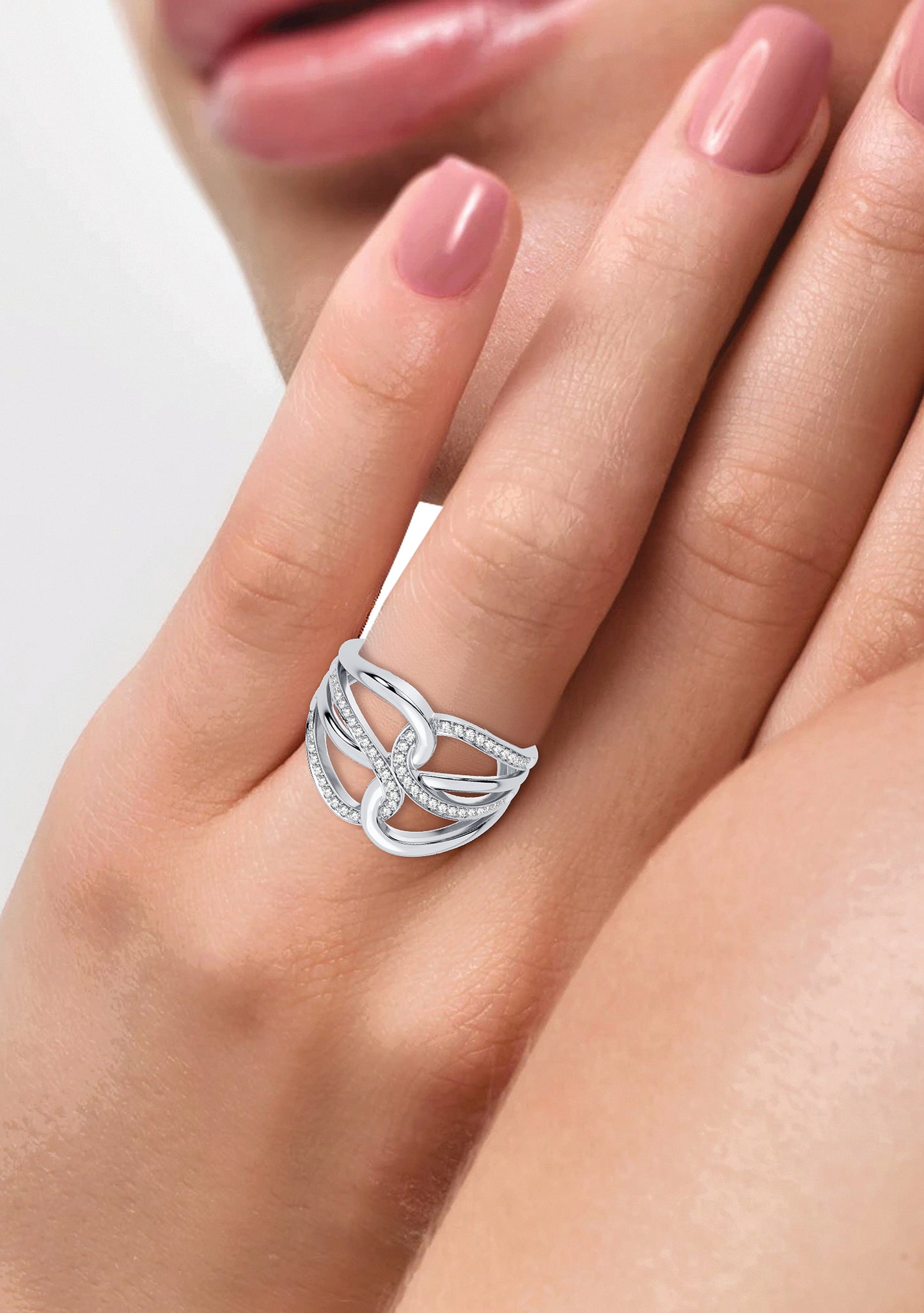 "Alexa" Diamond Cocktail Ring