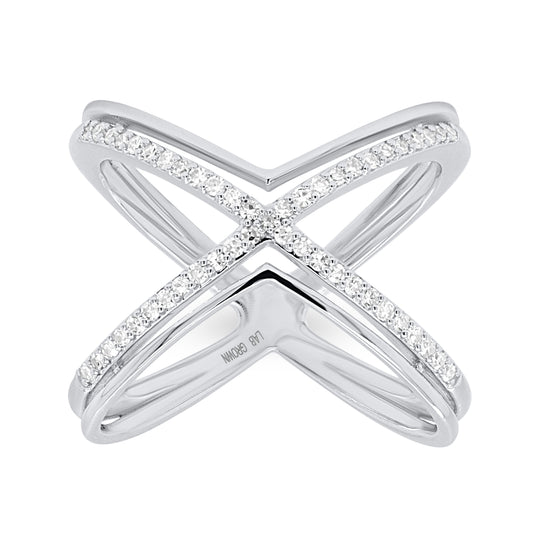 Diamond X Ring