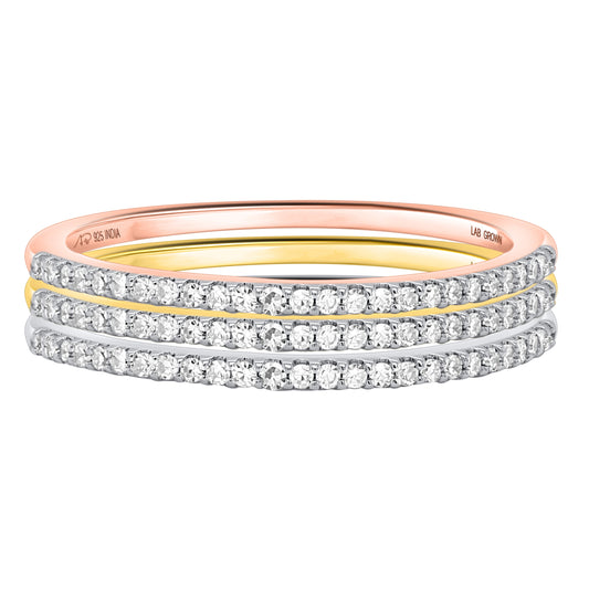 Trinity Lab Grown Diamond Ring Set