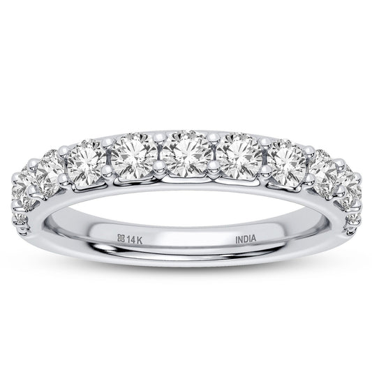 Diamond Half Eternity Band 1.00ct